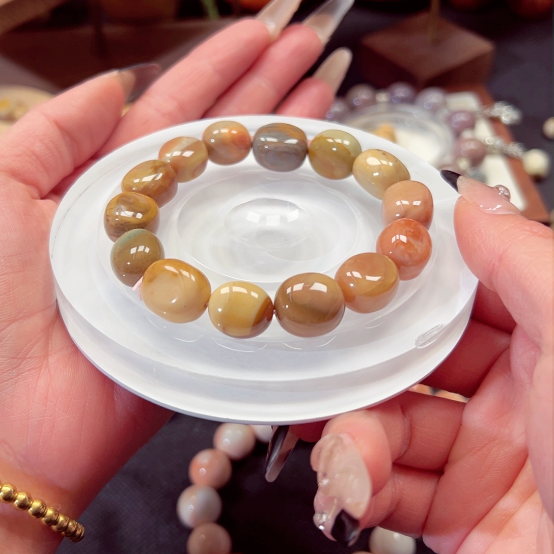 石英质玉手链未镶嵌H****蓓56