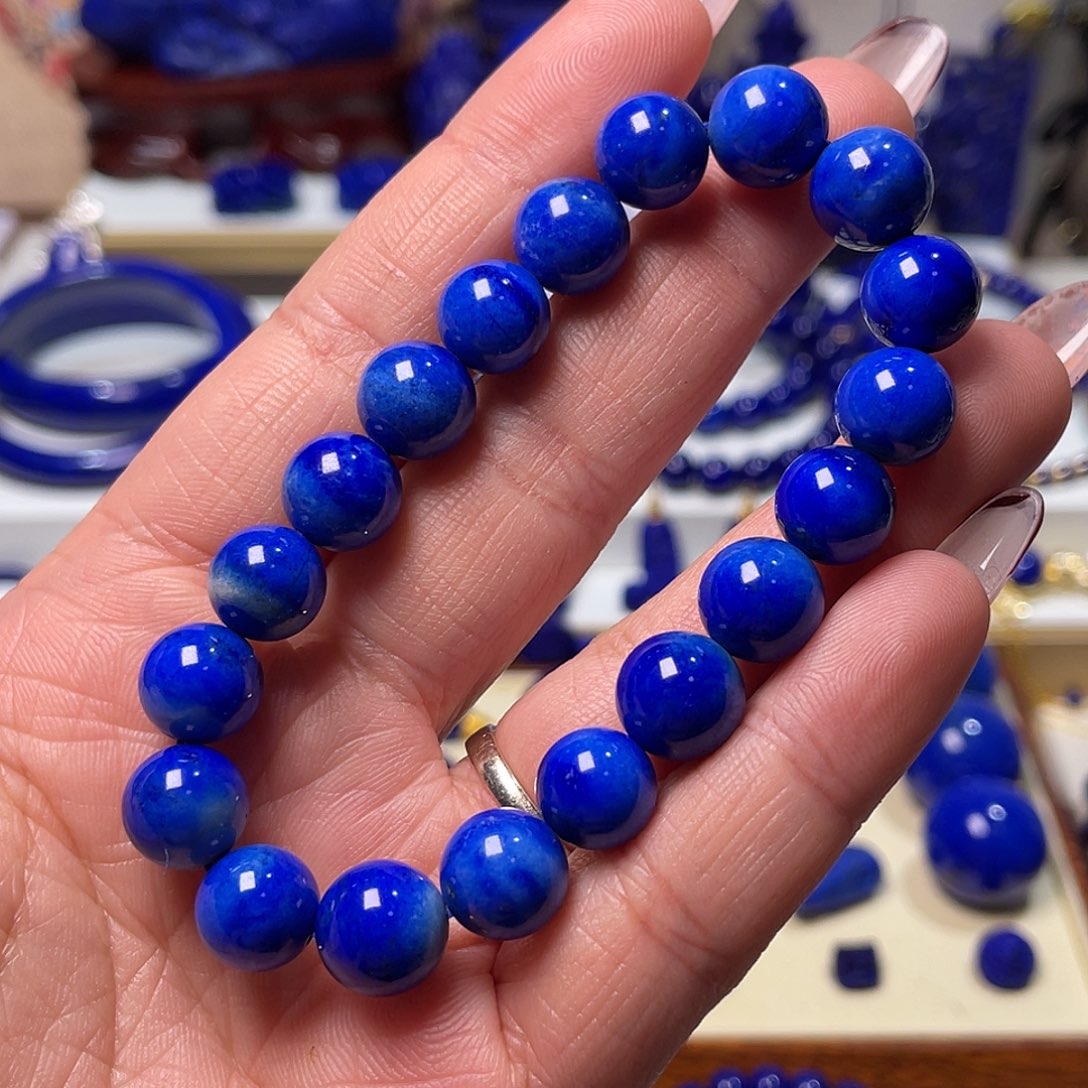 芋***摊青金石未镶嵌精品10mm玉化手串