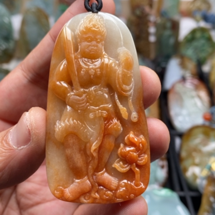 【闪购商品】翡翠颈饰未镶嵌缅甸翡翠A货吊坠