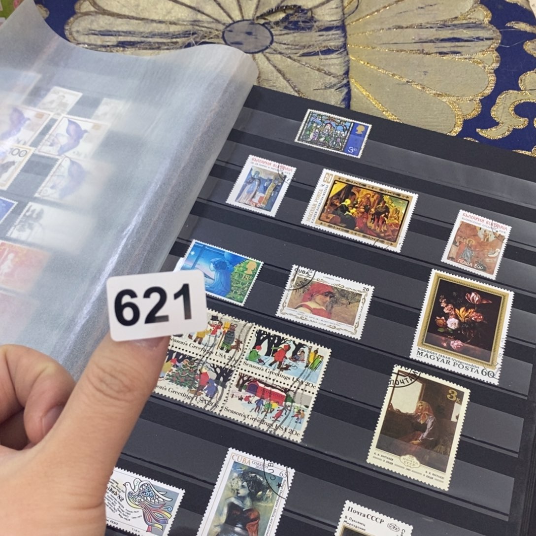 外国人物建筑邮票