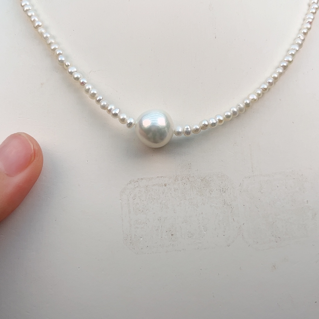 颈饰未镶嵌淡水珍珠