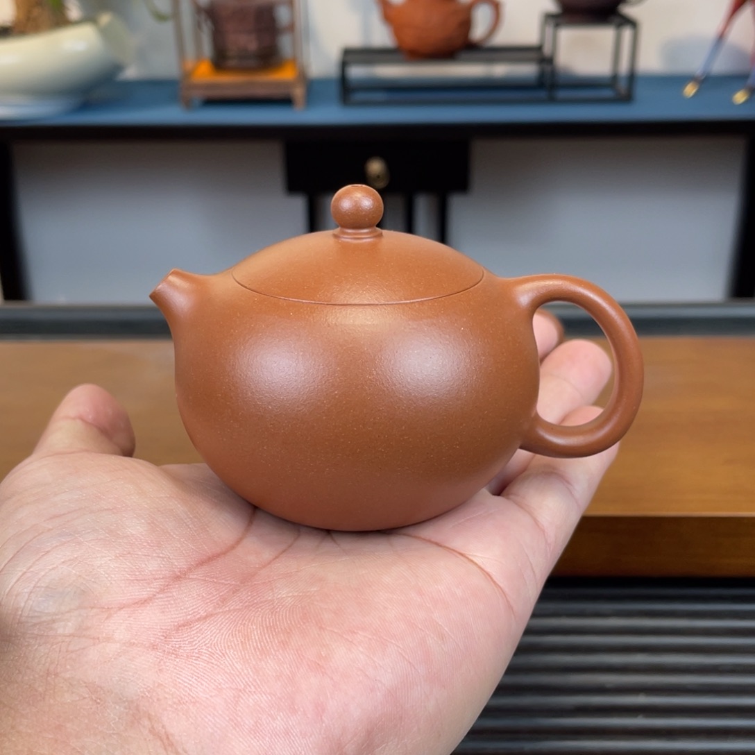 紫砂茶壶海**高台西紫泥西施150cc
