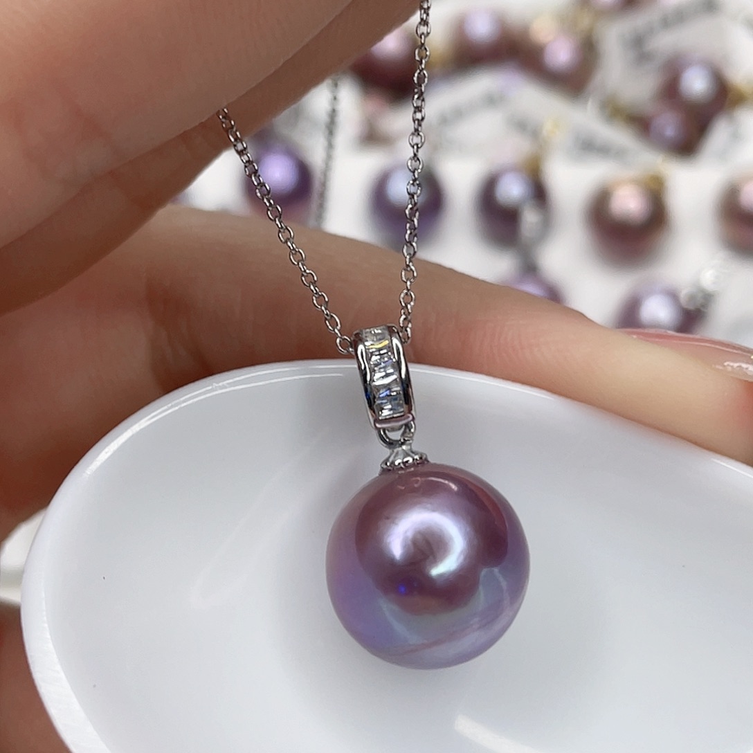 淡水珍珠未镶嵌吊坠(赠链)