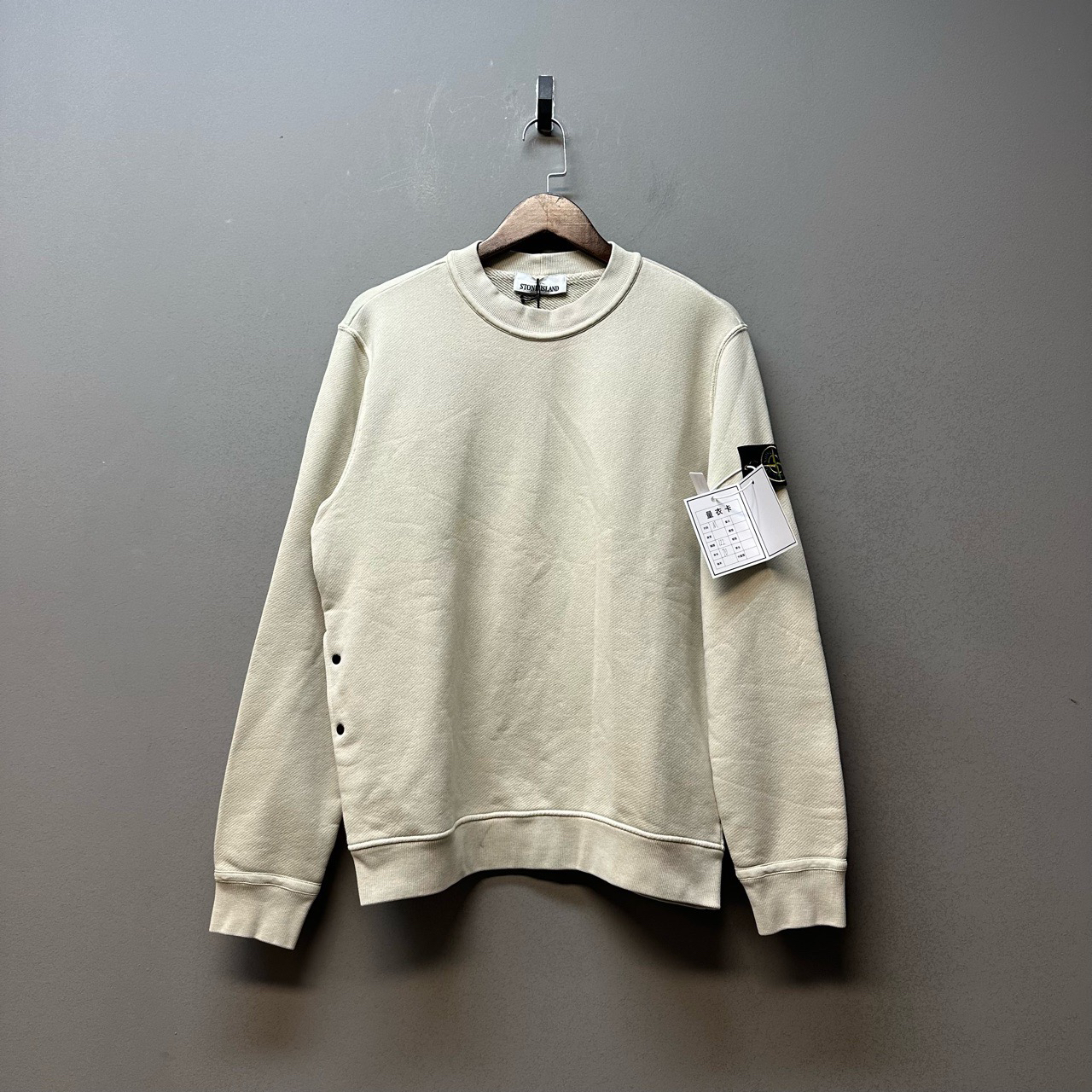 Stone island 石头岛/03938/新款 鸽子灰单兜卫衣 M 
