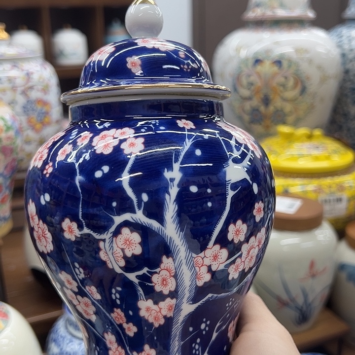 瓷片茶叶罐茶叶罐@@829