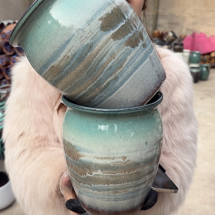 红陶口19高21两个