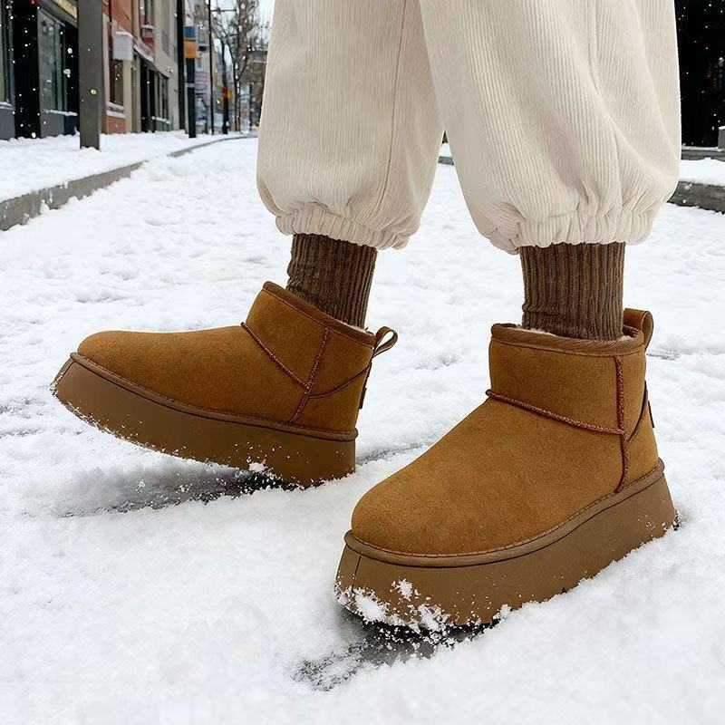 668新款雪地靴厚底大棉鞋