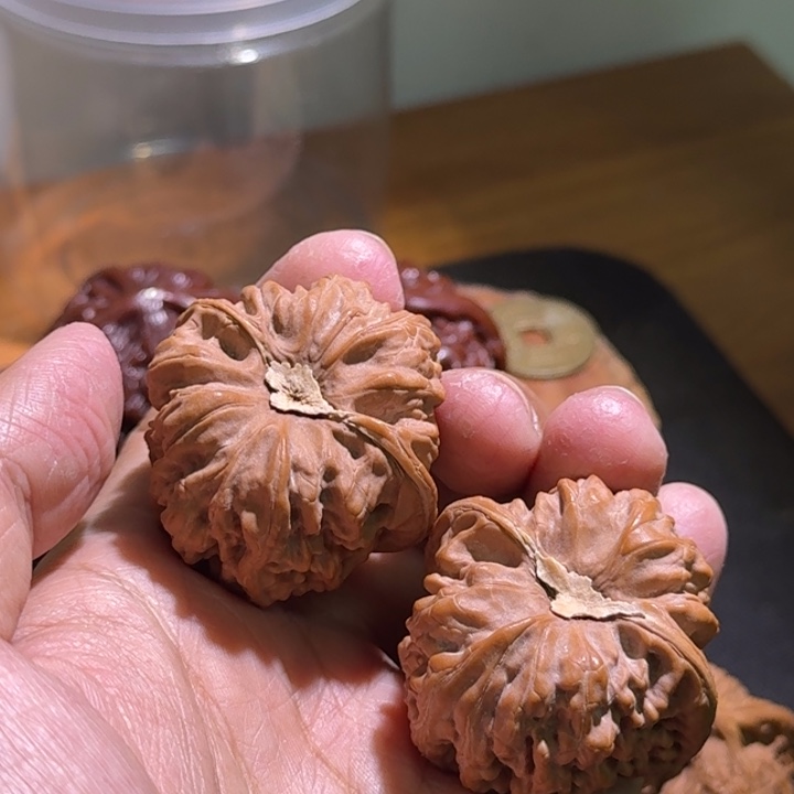 桃核吊坠41全品平谷凹底