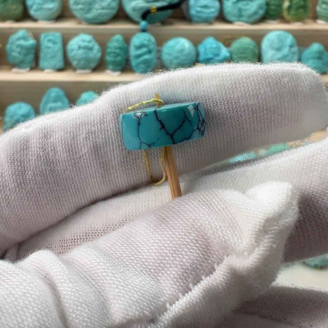 未镶嵌绿松石直切珠13x5.8mm
