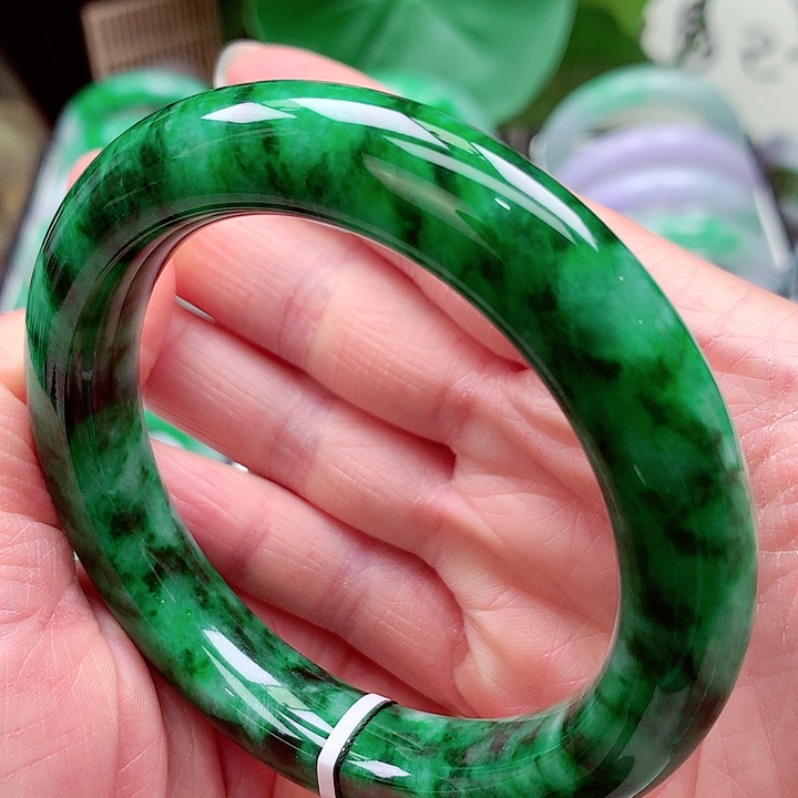 翡翠未镶嵌手镯天然翡翠手镯