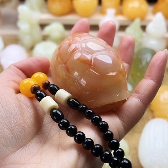 人***漫玉天然玉石手把件