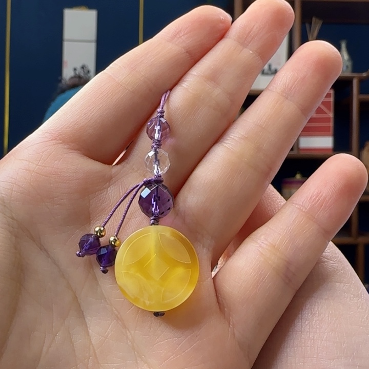 蜜蜡吊坠(赠链)未镶嵌