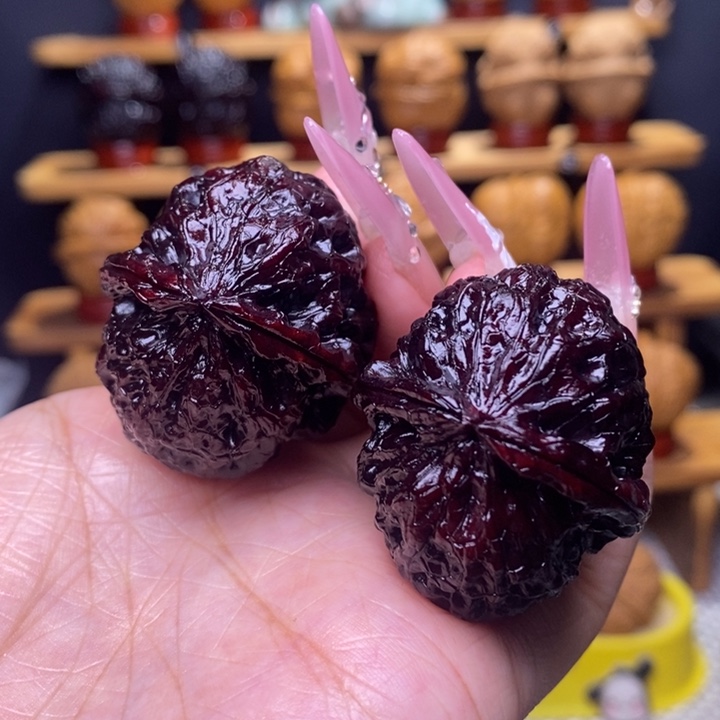 把件文玩核桃凤冠35号