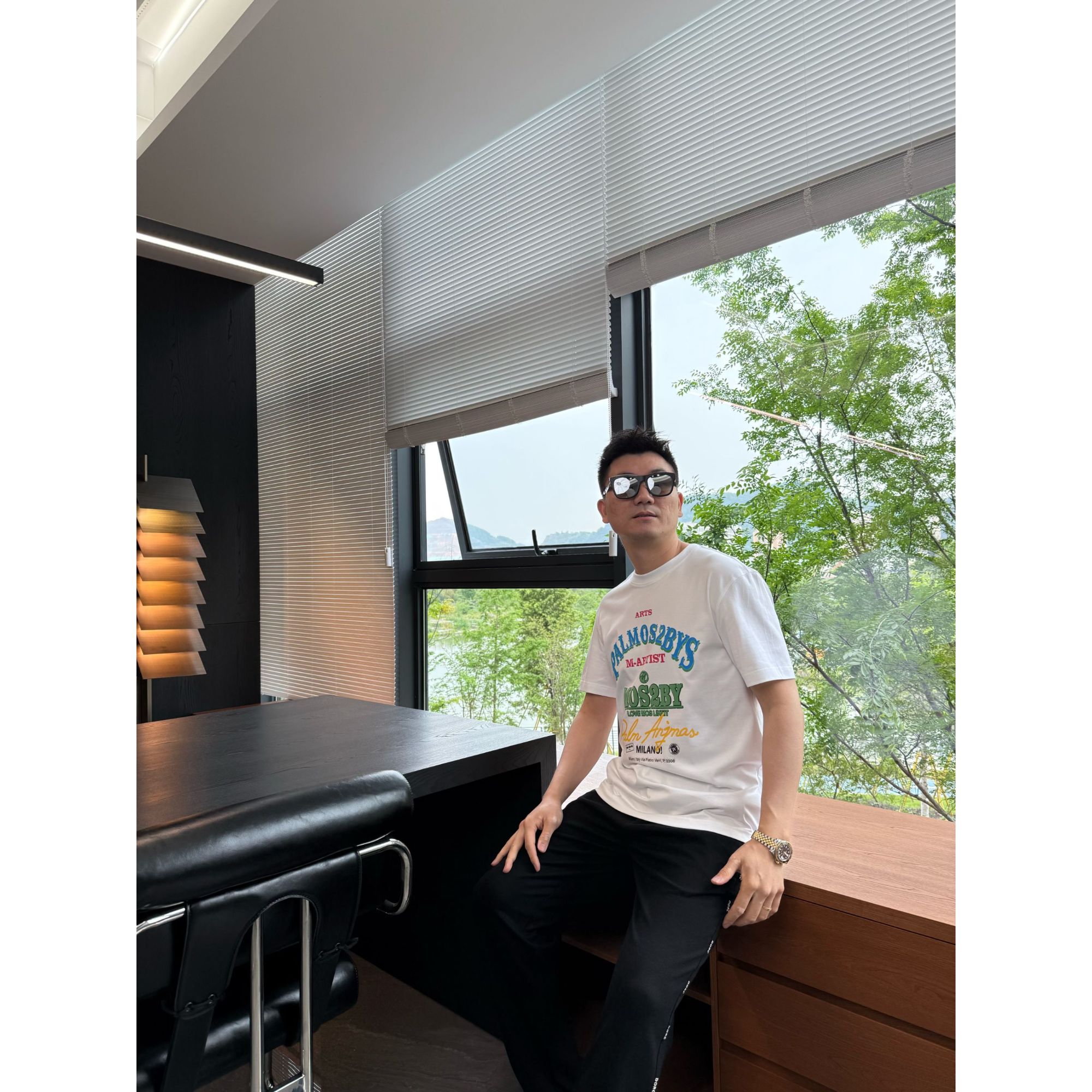 MANS名店-2025夏季新款休闲时尚男士T恤-MOS-8326