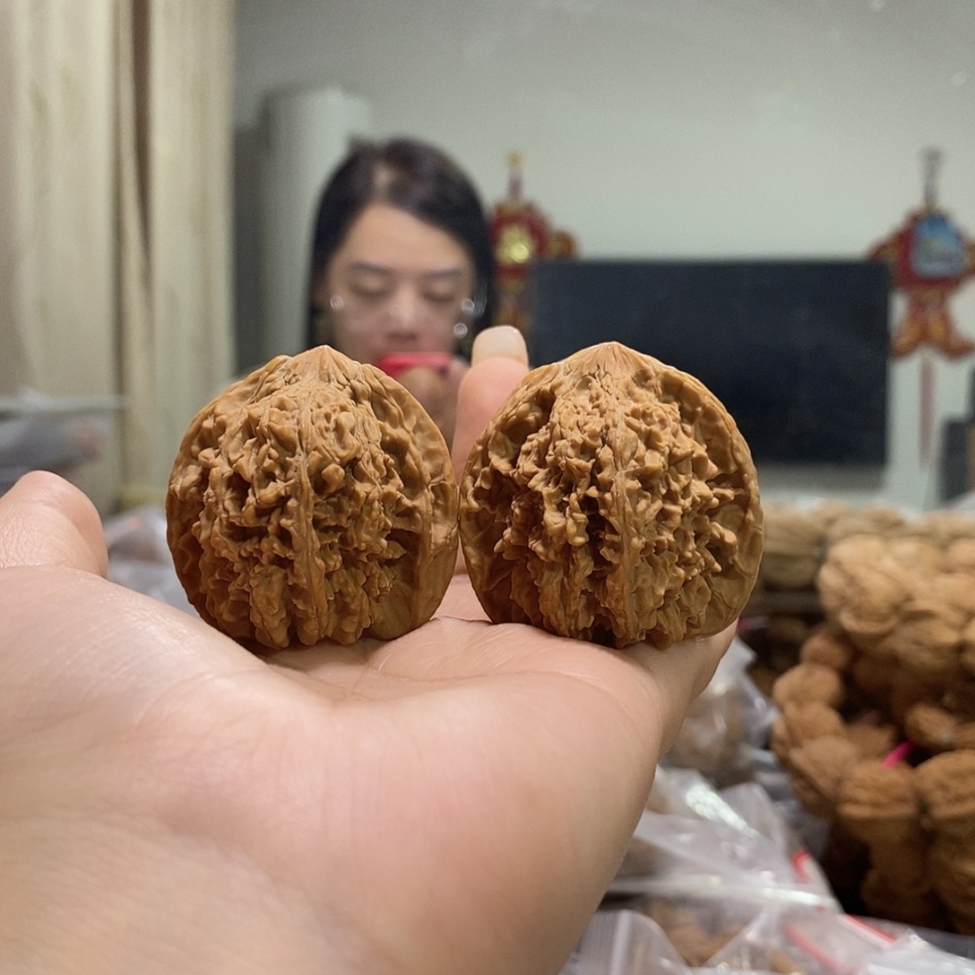 把件文玩核桃42满天星有修