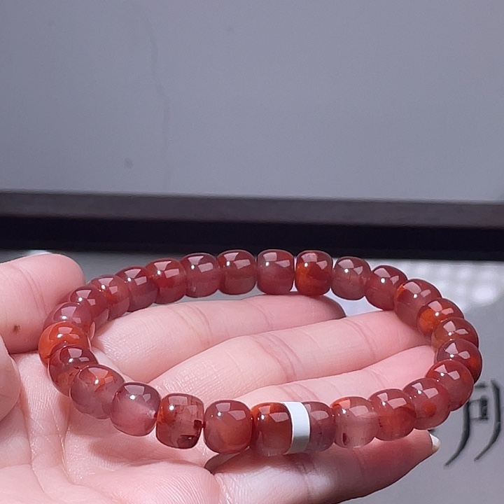 南红玛瑙合金手链53109