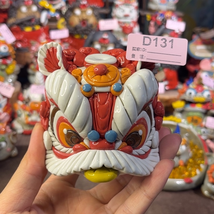 泥塑纯手工茶宠摆件