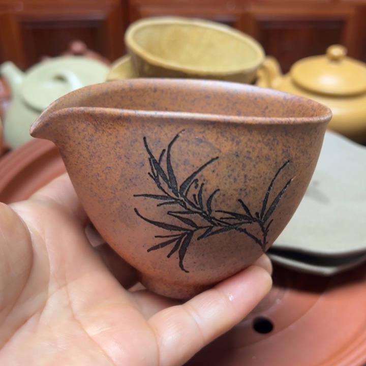 茶杯紫砂宜兴原矿紫泥