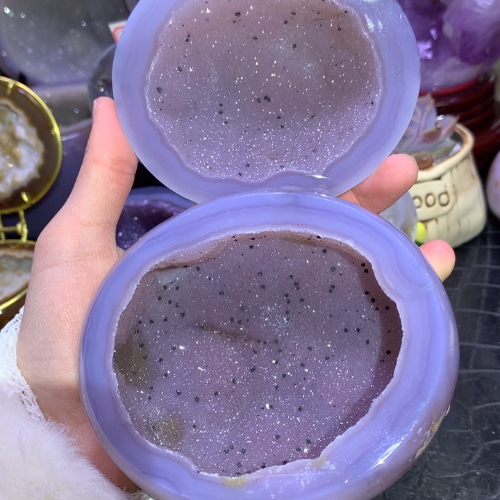 福利紫软盆未镶嵌水晶