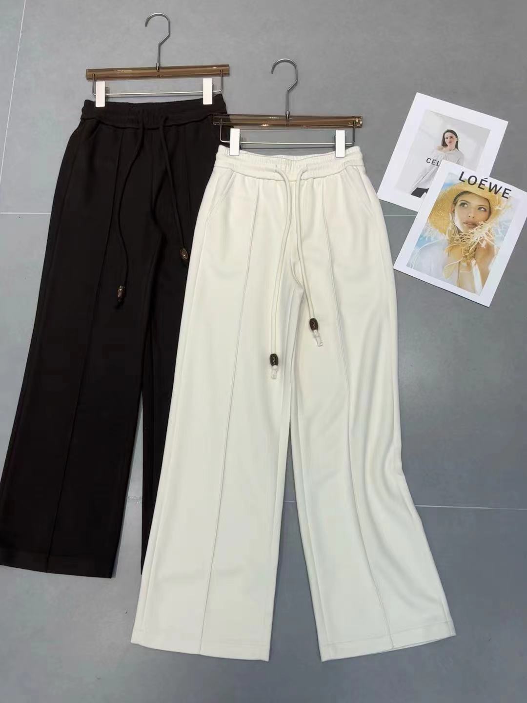 【西荷花龄严选】巨软糯！直筒裤秋冬高腰显瘦垂感气质百搭神裤82060