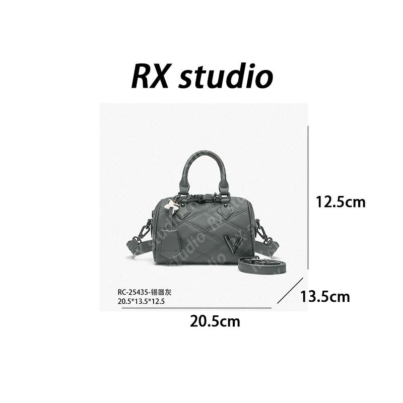 【瑞熙高定】RC-25435-锡器灰-轻奢小众设计感时尚百搭ins女士包