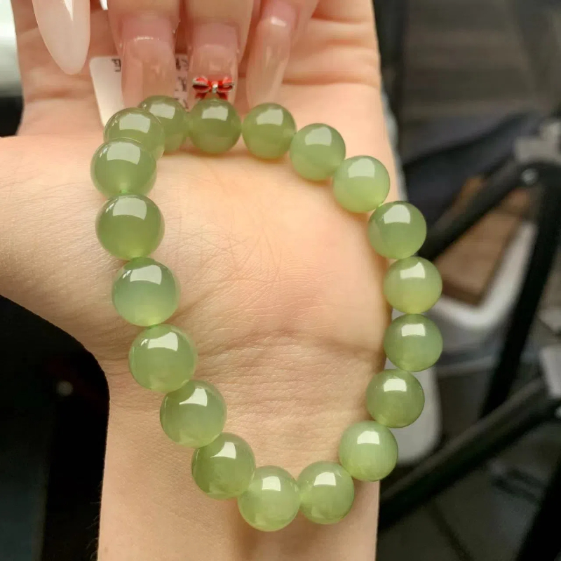 【云珠玉阁】H10和田玉湖水手串妈妈时尚多色和田玉珠手串多样发一