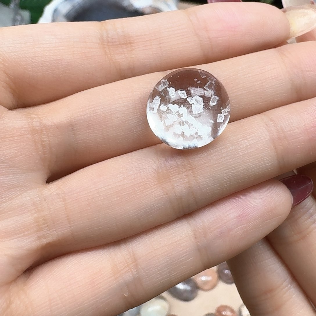 水晶定制款云母磨盒不退换未镶嵌S**i