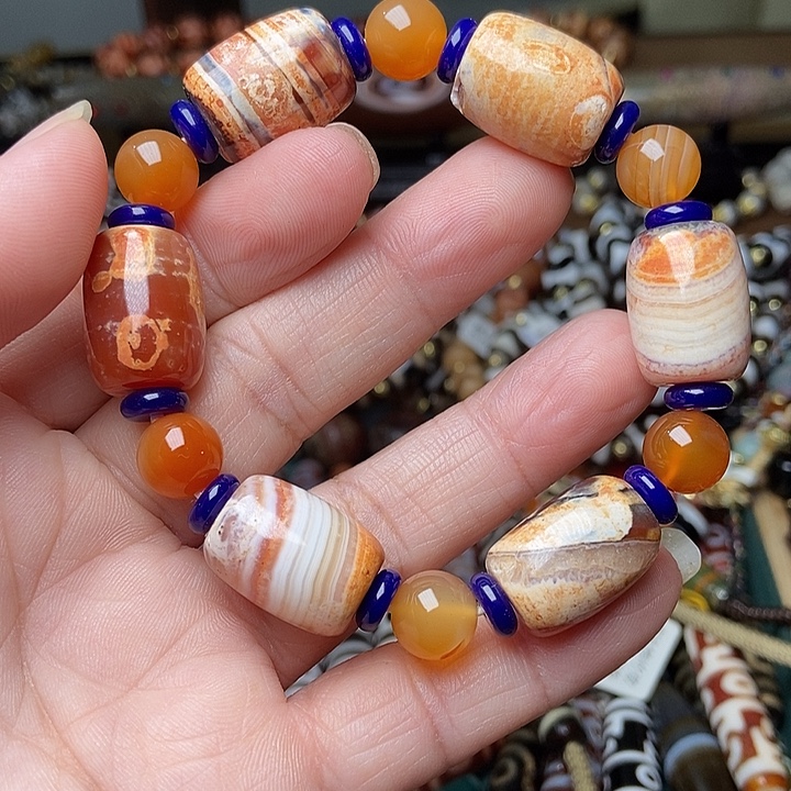 玛瑙/玉髓未镶嵌手链