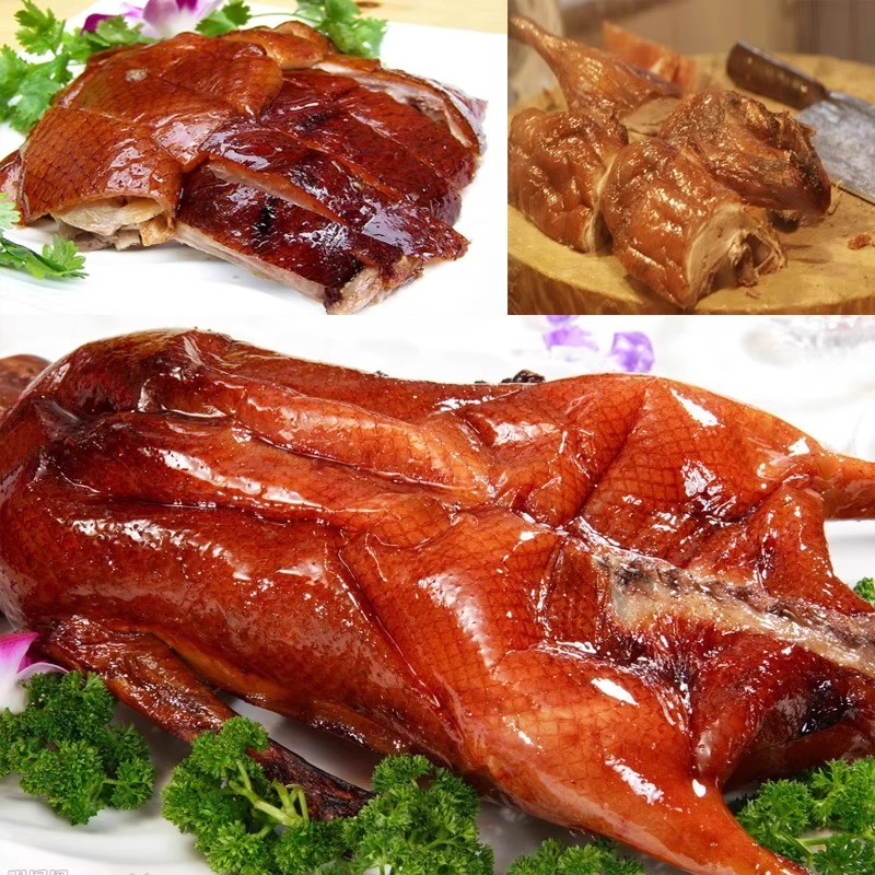 正宗秘制广式一口爆汁深井脆皮烧鹅真空包装熟食香嫩下饭开袋即食