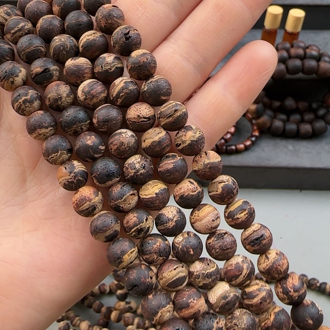 降真香手串/手链0.8×108黄油黄金甲融合甲