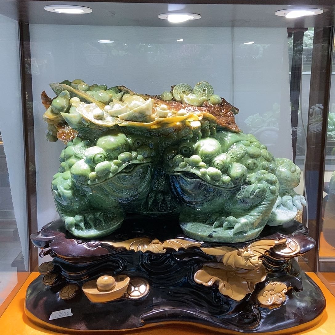 【闪购商品】未镶嵌蛇纹石玉家居摆件