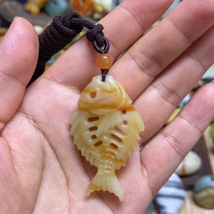 蛇纹石玉未镶嵌吊坠(不含链)