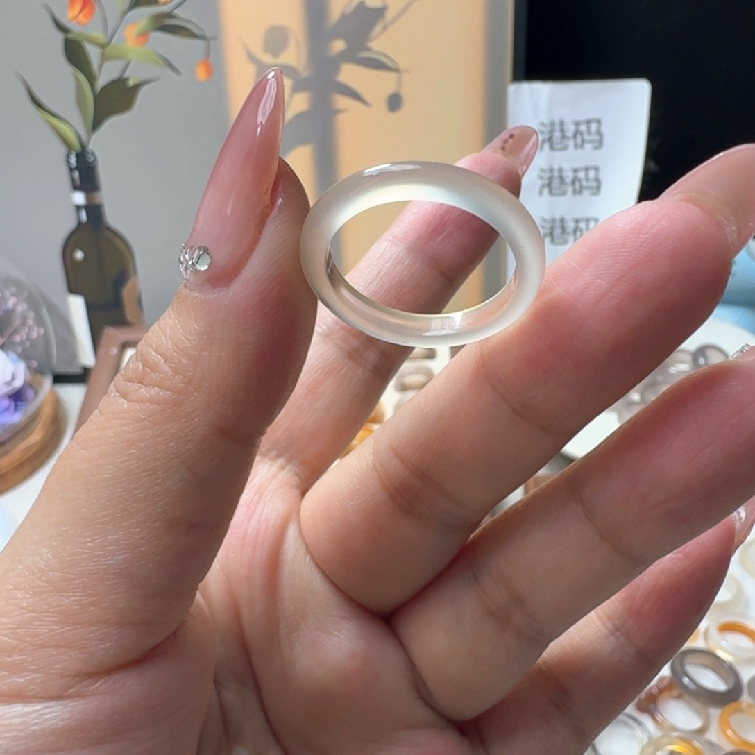 未镶嵌戒指玛瑙/玉髓509港19