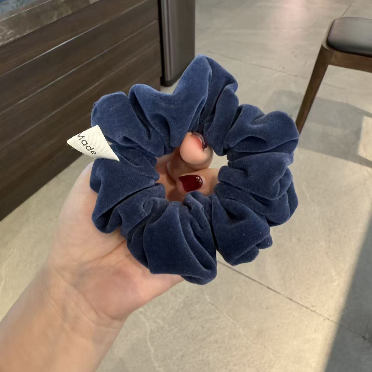 简约丝绒女发圈发绳发饰头饰法式时尚感皮筋韩版头绳