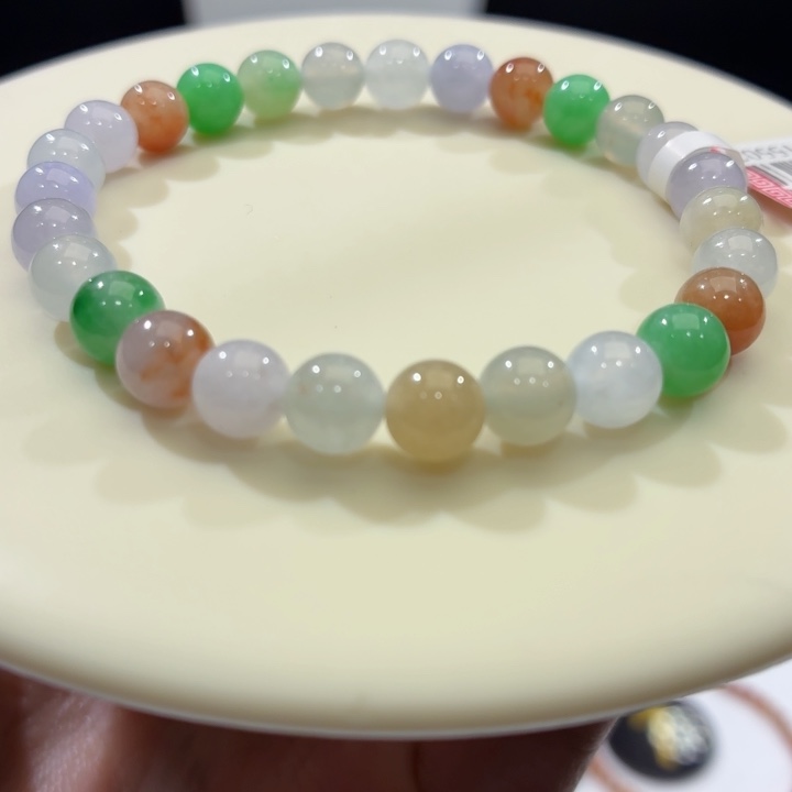 翡翠未镶嵌手链卡7