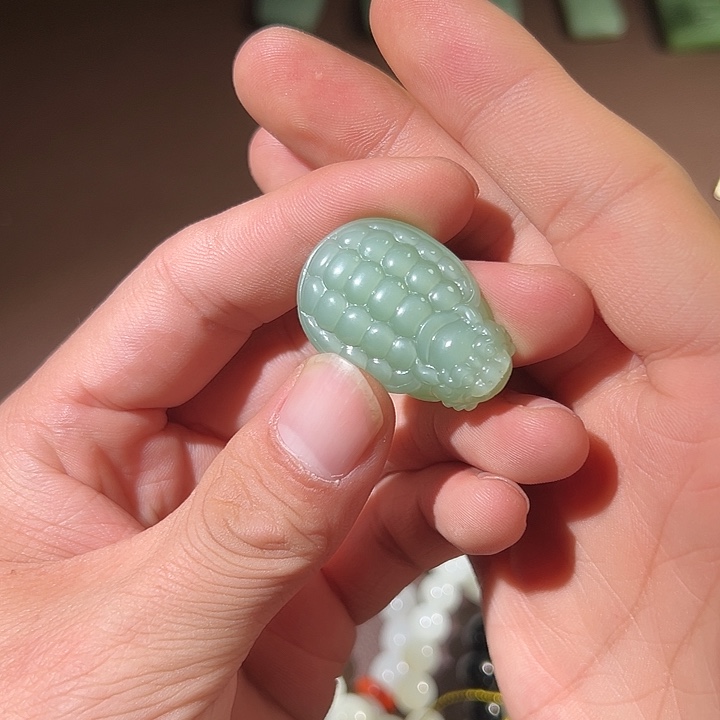 和田玉（糖玉）未镶嵌笔搁