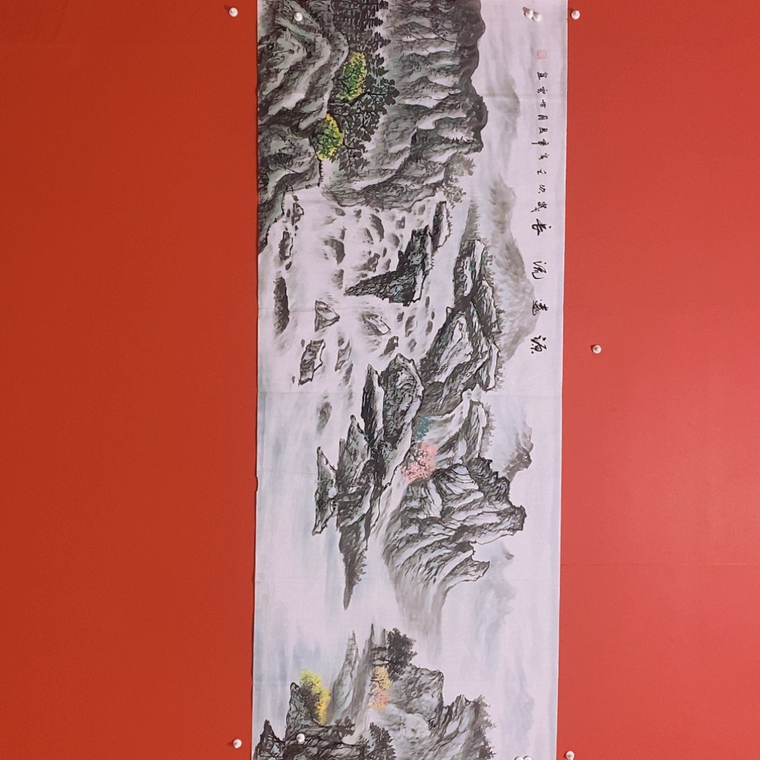 国画山水花鸟国画作品
