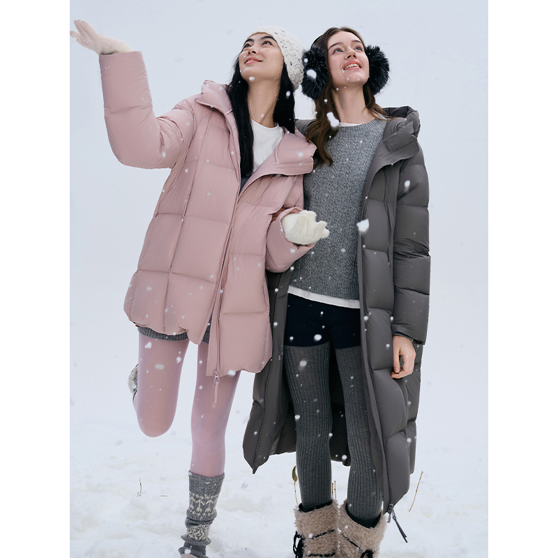 独束大码女装【奶芙羽绒】三防羽绒服25DS84012/84011