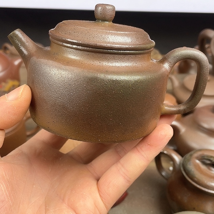 紫砂茶壶处理一把