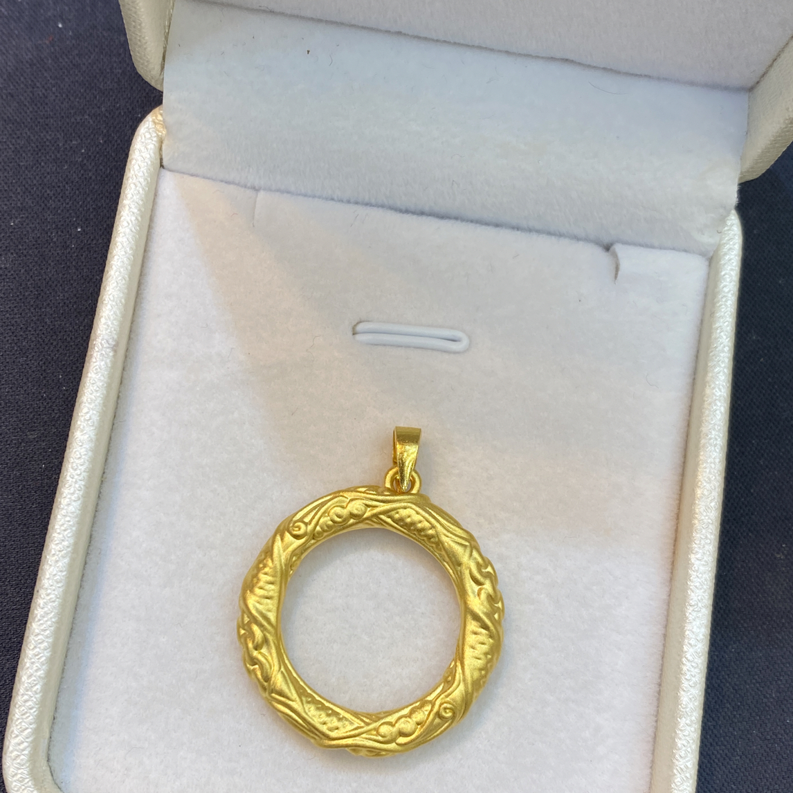 足金999平安扣吊坠