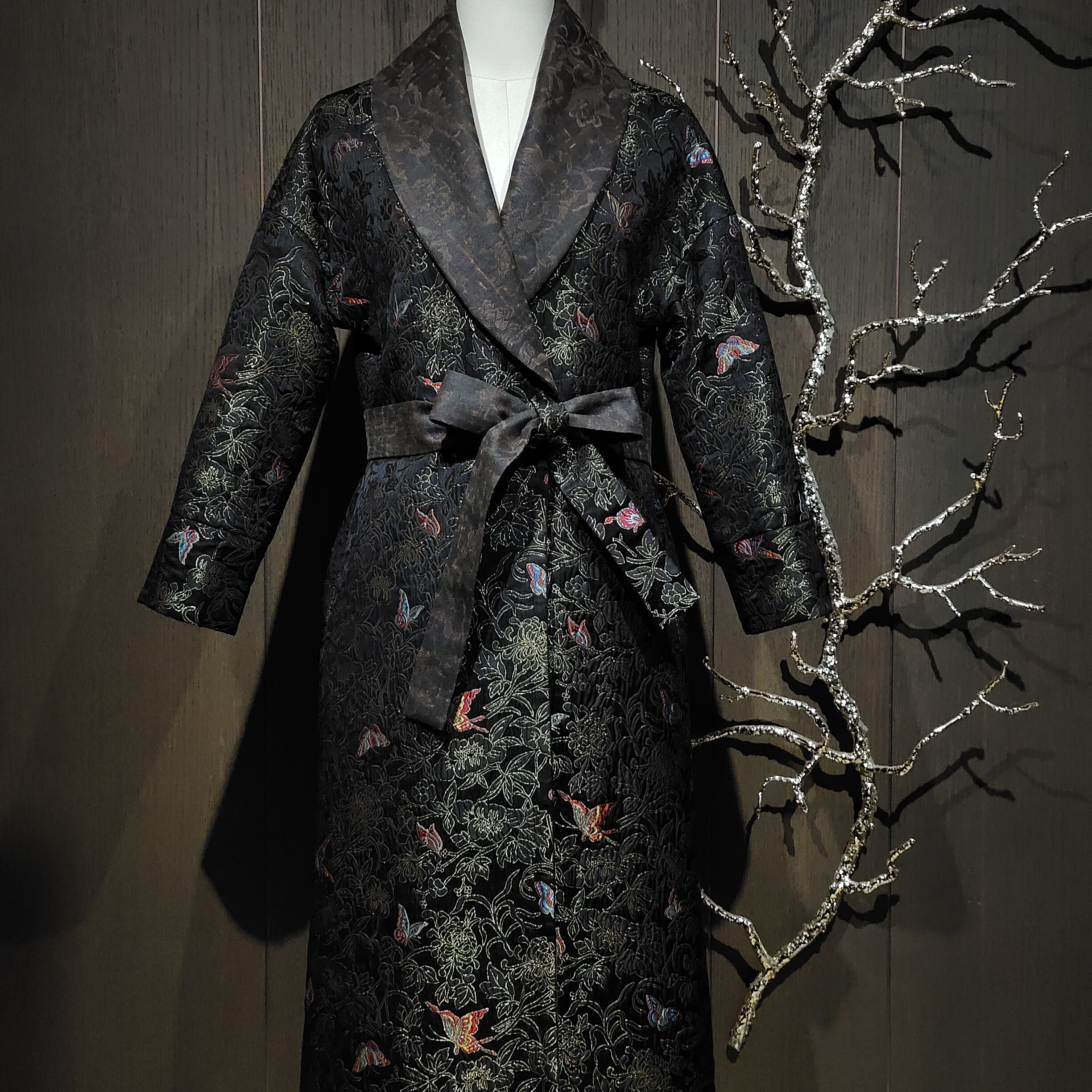 【蘭悦东方】国风中式高端香云纱 大衣TG73917-2609