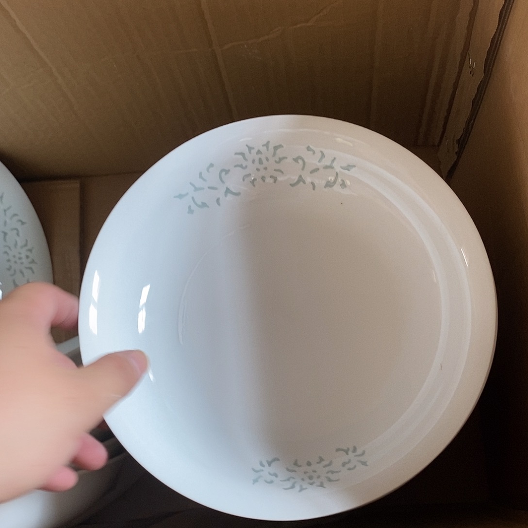 碗8寸高温玲珑瓷碗2支