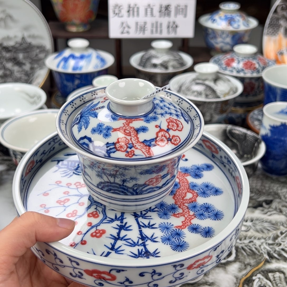 瓷片景德镇手工手绘陶瓷