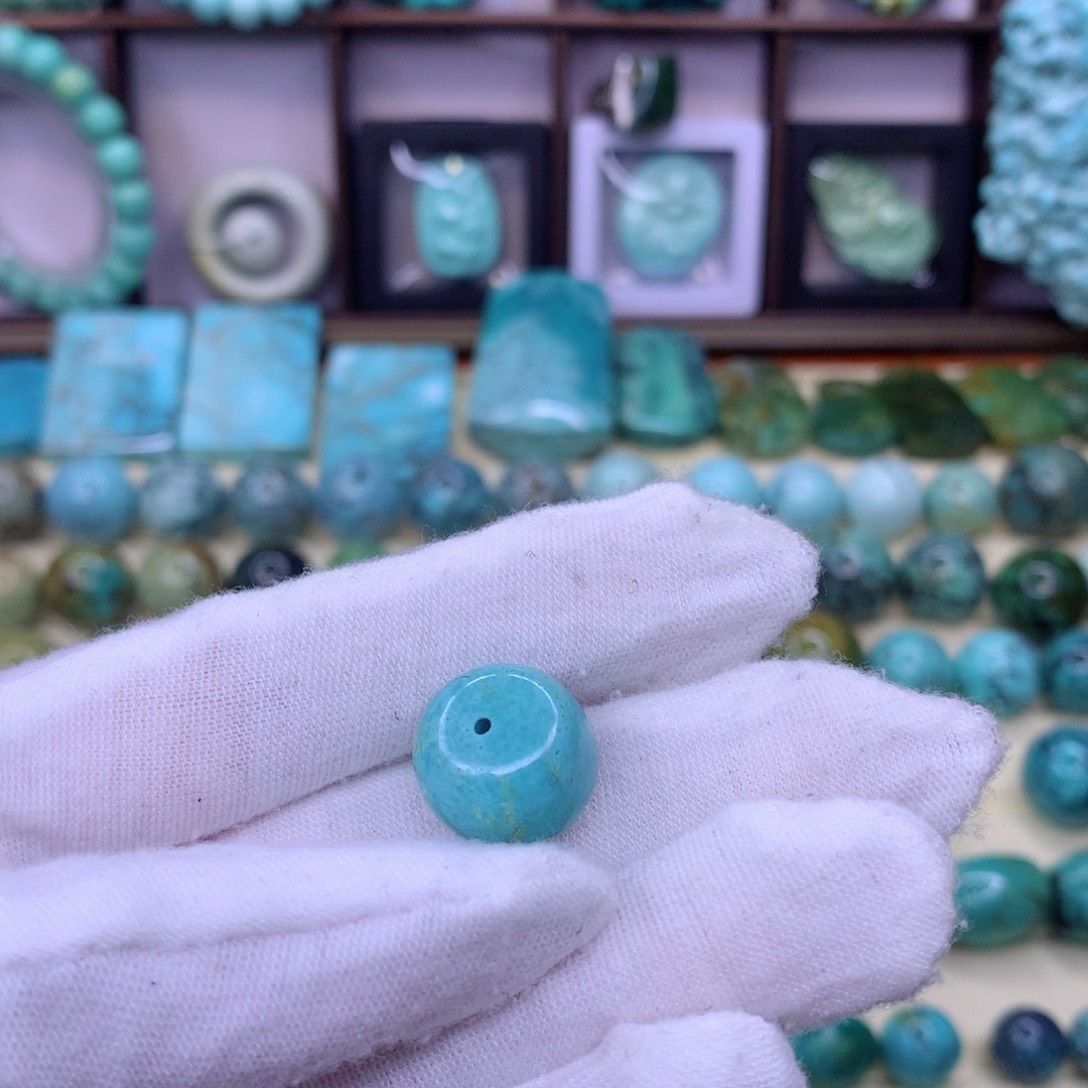 绿松石未镶嵌老型你**我