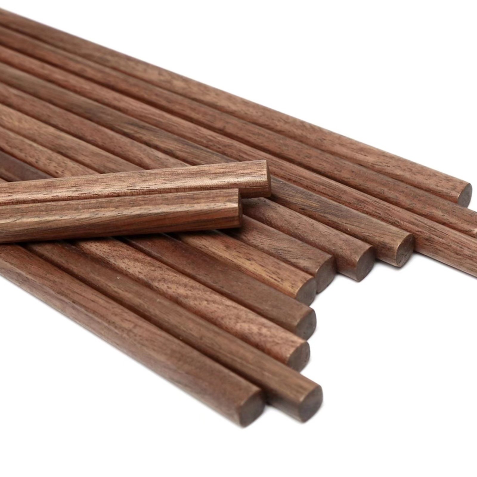 【水洗不霉】自然之风北美黑胡桃木实木筷子健康家用木筷子