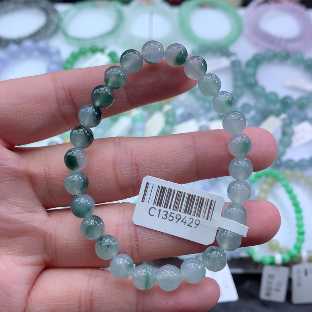 翡翠手链未镶嵌L*天然