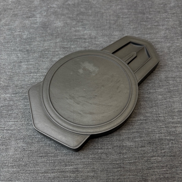 歙砚 砚台 眉子坑 圭型砚16.2/10.2/1.6