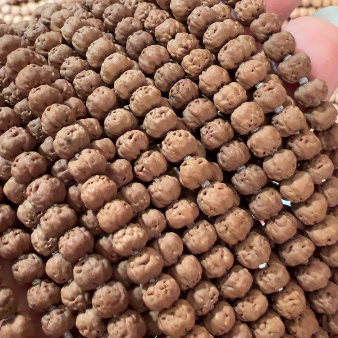 尺寸5小金豆佛手108