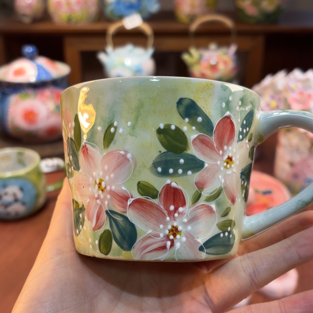 景德镇手绘高温釉下彩陶瓷茶具