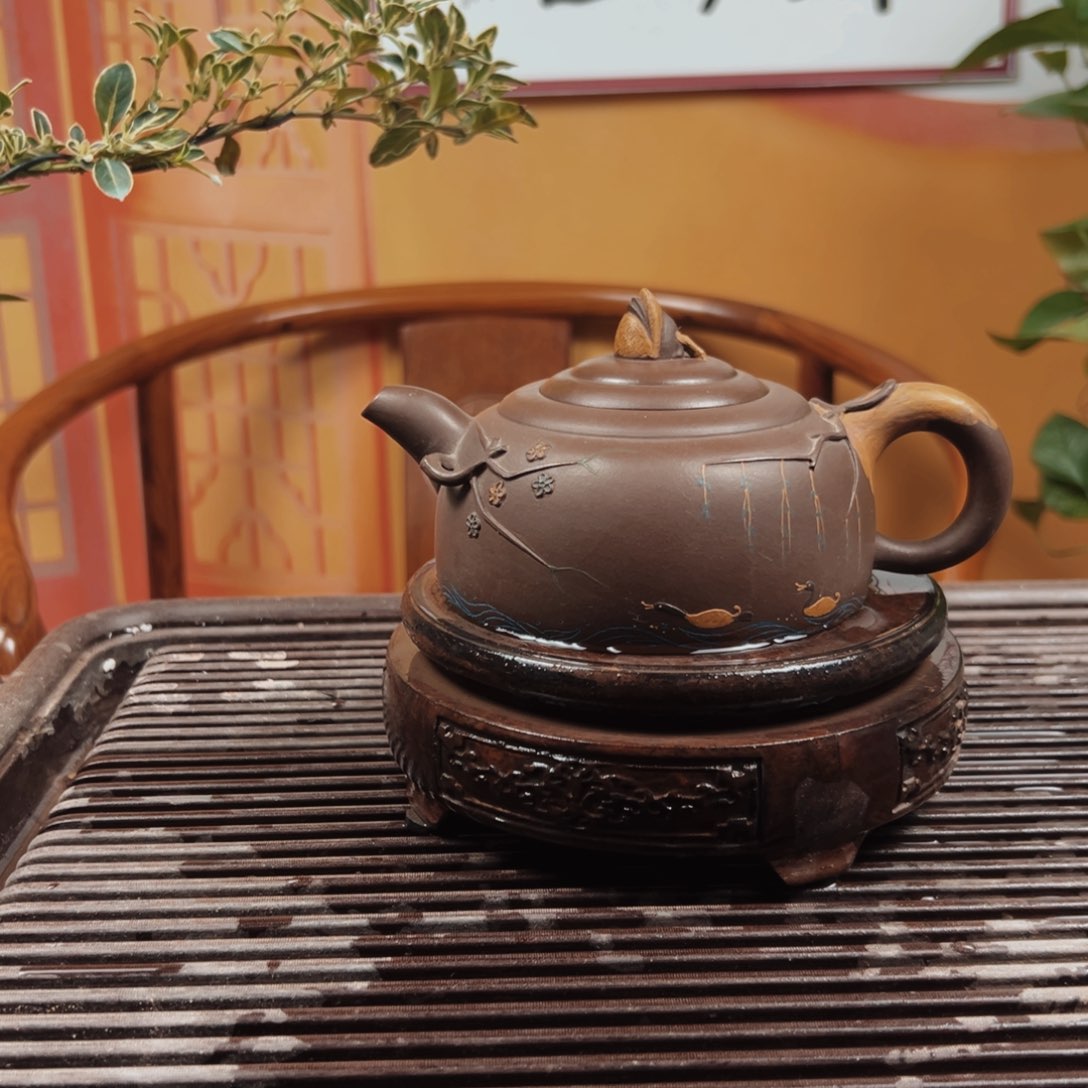 紫砂茶壶@**茶紫砂壶紫砂泥